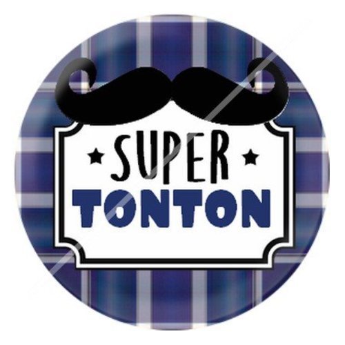 Cabochon résine à coller 25 mm tonton 14