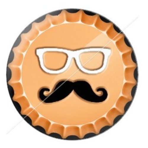 Cabochon résine à coller 25 mm tonton tob2