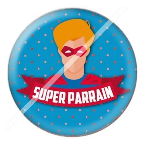 Cabochon résine à coller 25 mm parrain parb7