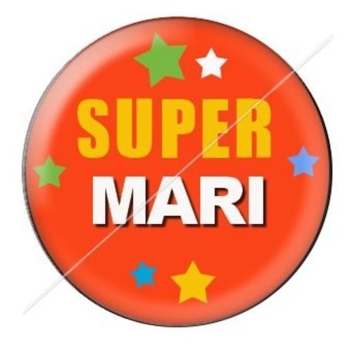 Cabochon résine à coller 25 mm mari mar6