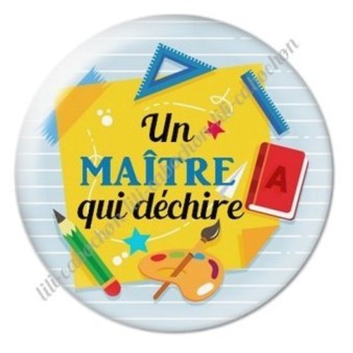 Cabochon résine à coller 25 mm maître ab9