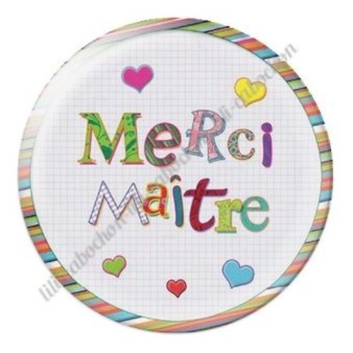 Cabochon résine à coller 25 mm maître ab39