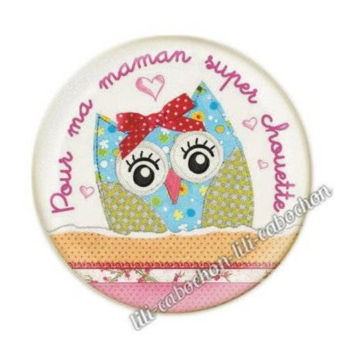 Maman ac13 cabochon en résine époxy 25 mm