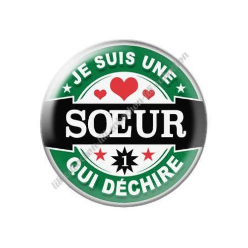 Cabochon résine a coller 25 mm soeur o28 