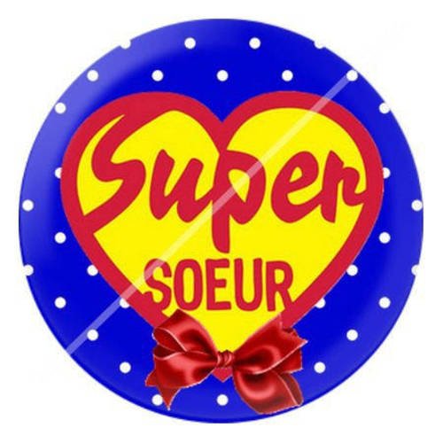 Cabochon résine a coller 25 mm pour super soeur 1 