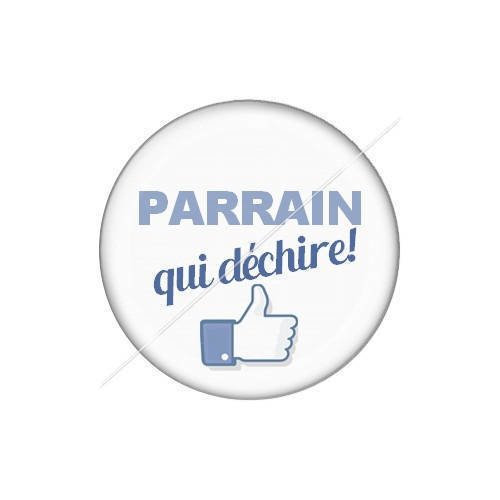 Cabochon résine a coller 25 mm parrain j11 