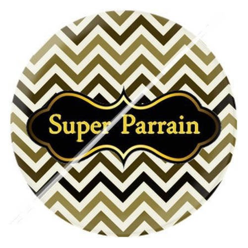 Cabochon résine a coller 25 mm pour parrain 2 