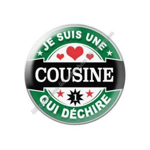 Cabochon résine a coller 25 mm cousine o29 