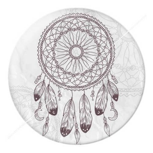 Cabochon résine a coller 25 mm thème ethnique attrape rêve 19 