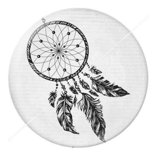 Cabochon résine a coller 25 mm thème ethnique attrape rêve 27 