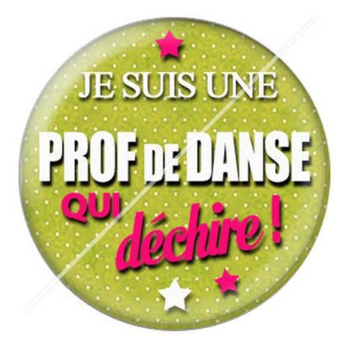 Cabochon résine a coller 25 mm prof de danse 10 