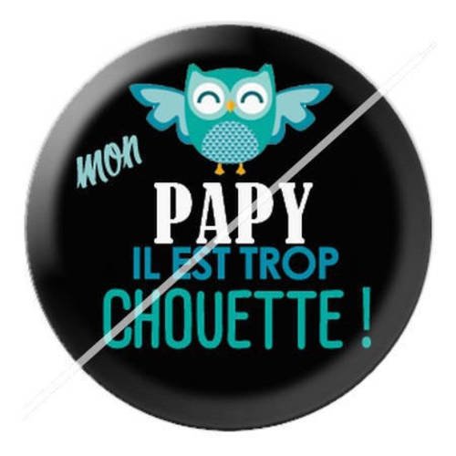 Cabochon résine a coller 25 mm pour fête papy papi 29 