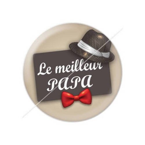 Cabochon résine a coller 25 mm pour papa h1 