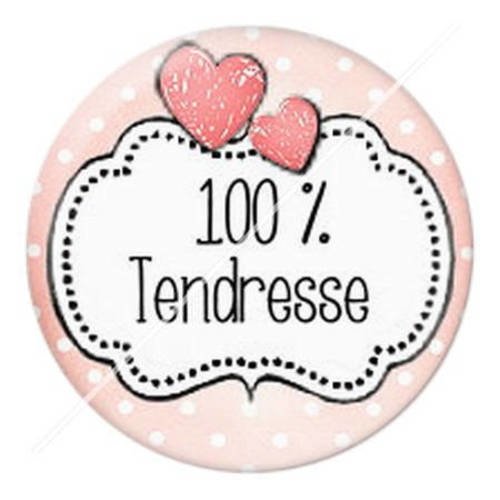 Cabochon résine a coller 25 mm mademoiselle tendresse 11 