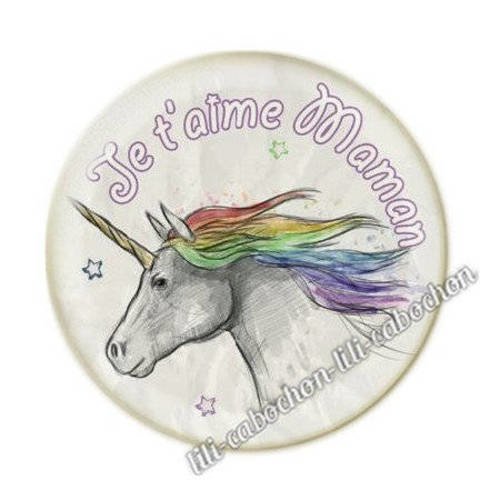 Maman ac5 * cabochon en résine époxy 25 mm