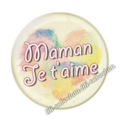 Maman ac4 cabochon en résine époxy 25 mm