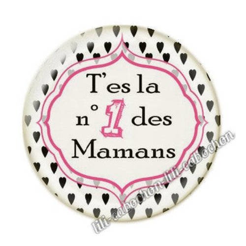 Maman ac1 cabochon en résine époxy 25 mm