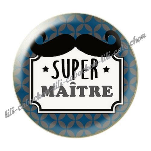 Cabochon résine a coller 25 mm maître i22 