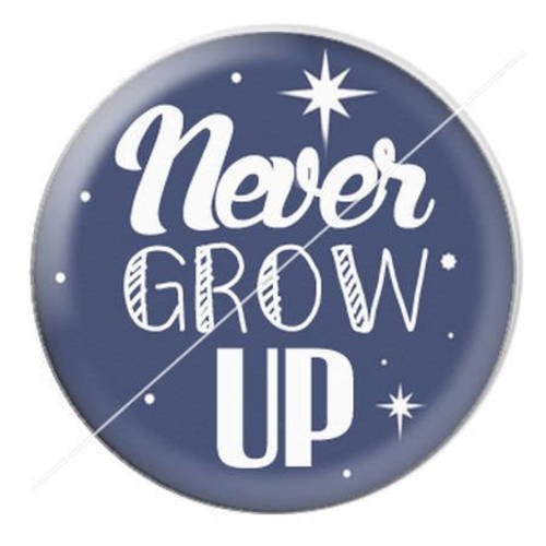 Cabochon résine a coller 25 mm peter pan never grow up 2 