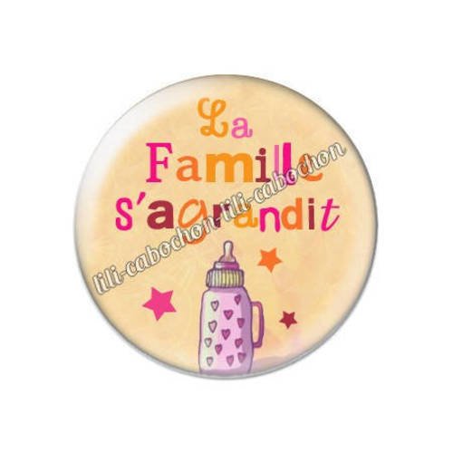 Cabochon résine a coller 25 mm la famille d'agrandit 4