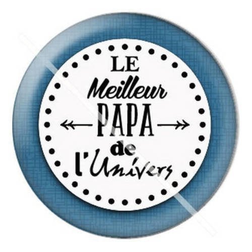 Cabochon résine a coller 25 mm pour papa a8 