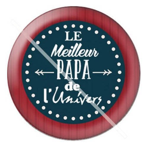 Cabochon résine a coller 25 mm pour papa a10 
