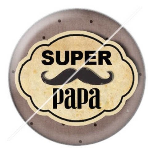 Cabochon résine a coller 25 mm pour papa c1 