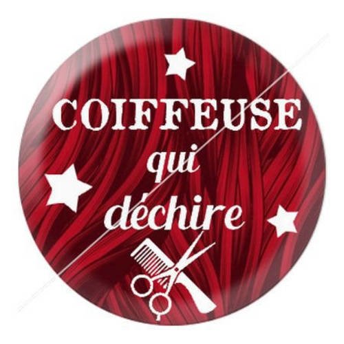 Cabochon résine a coller 25 mm coiffeuse coiffure 7 