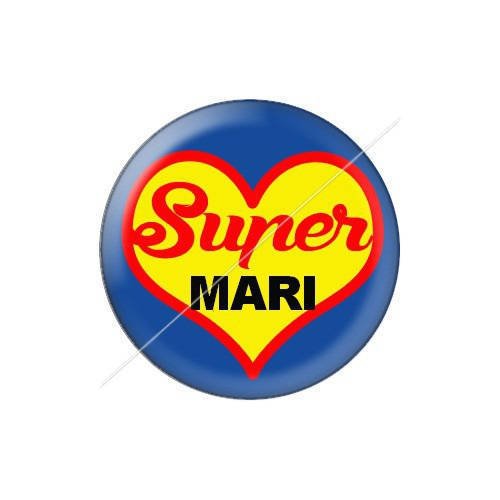 Cabochon résine a coller 25 mm mari 1 