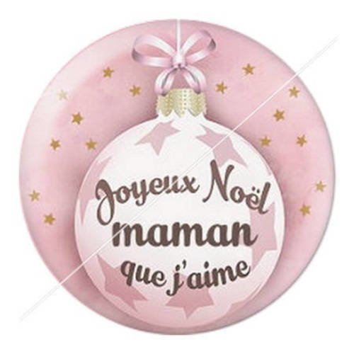 Cabochon résine a coller 25 mm joyeux noël bonnes fêtes maman 