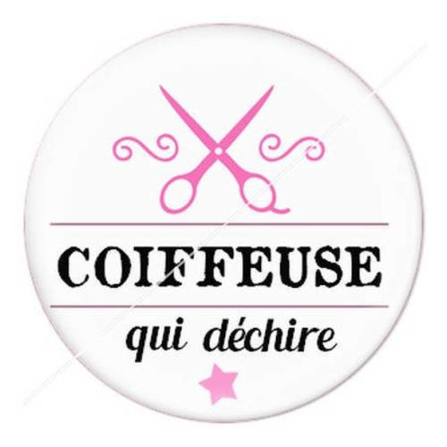 Cabochon résine a coller 25 mm coiffeuse coiffure 4 