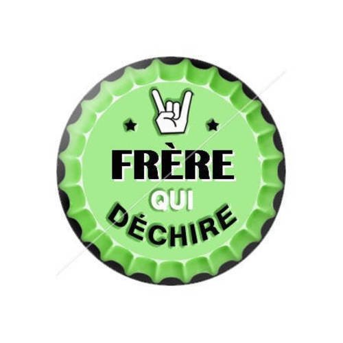 Cabochon résine a coller 25 mm frère j1 