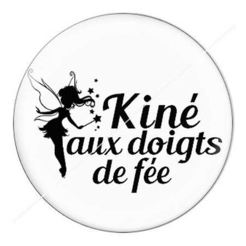 Cabochon résine a coller 25 mm pour kiné 13 