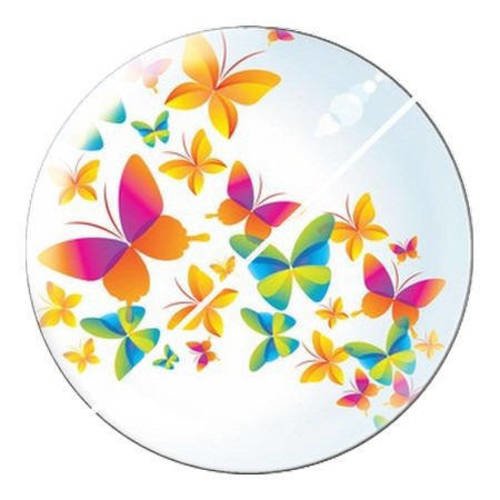 Cabochon résine a coller 25 mm papillon e2 