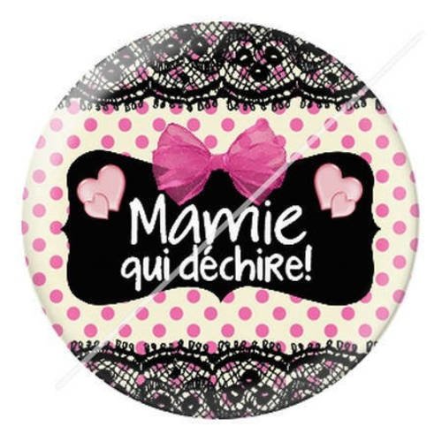 Cabochon résine a coller 25 mm pour mamie b15 