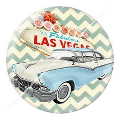 Cabochon résine a coller 25 mm fille vintage pin-up enjoy 12 