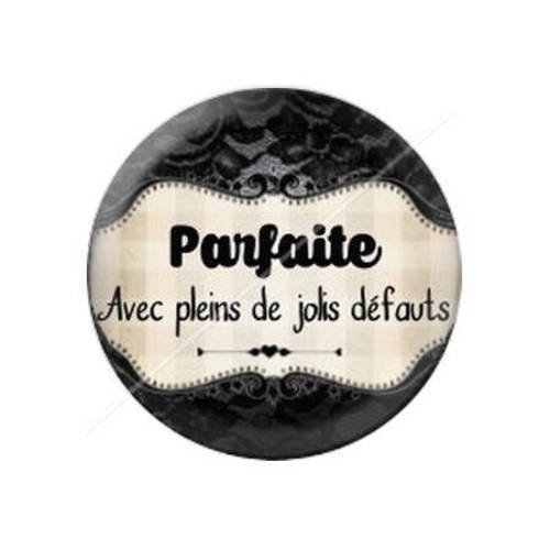 Cabochon résine a coller 25 mm madame fée 24 