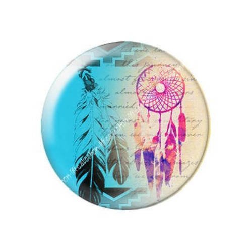 Cabochon résine a coller 25 mm dreamcatcher attrape-rêves indiens c13 