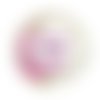 Cabochon en résine époxy 25 mm  thème mamie aa14