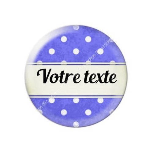 Cabochon résine a coller 25 mm à personnaliser avec votre texte ref f52 