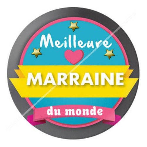 Cabochon résine a coller 25 mm pour marraine c3 