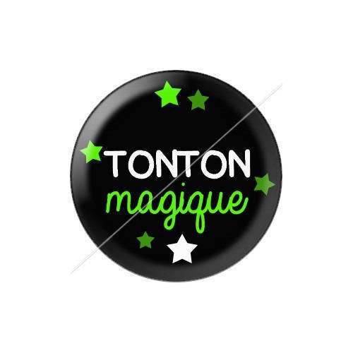 Cabochon résine a coller 25 mm tonton j11 