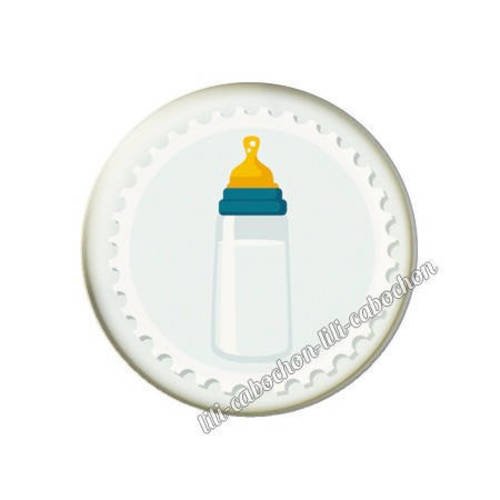 Cabochon résine a coller 25 mm annonce sexe bébé: c'est un garçon a28