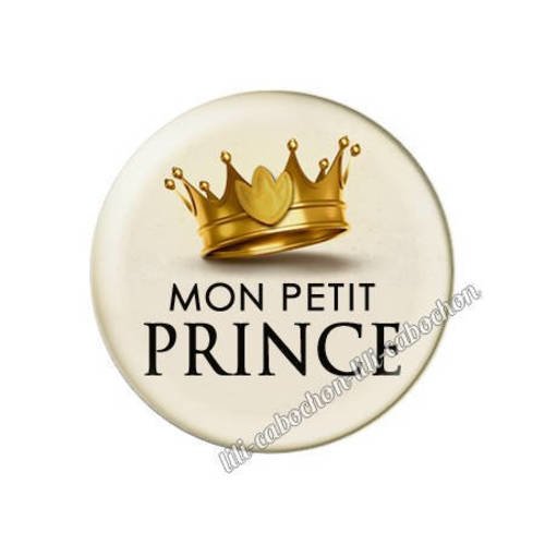Cabochon résine a coller 25 mm mon petit prince a2