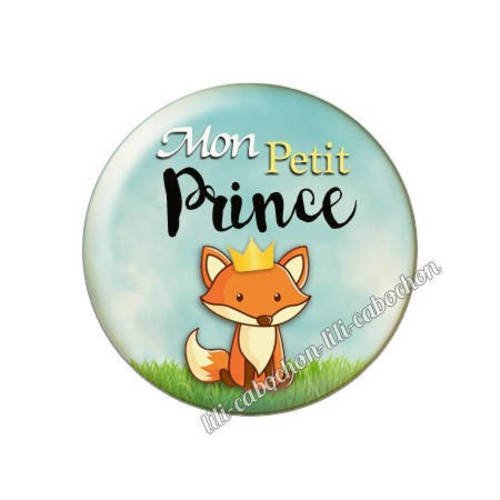 Cabochon résine a coller 25 mm mon petit prince a5