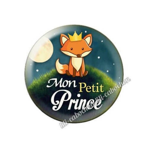 Cabochon résine a coller 25 mm mon petit prince a3