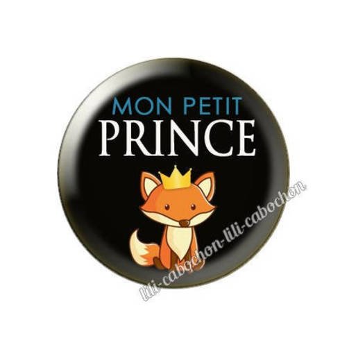 Cabochon résine a coller 25 mm mon petit prince a7