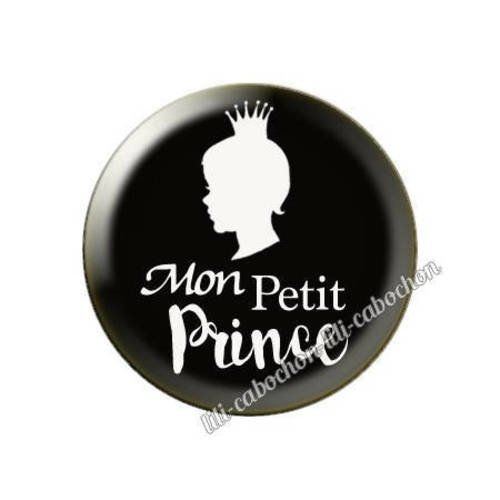 Cabochon résine a coller 25 mm mon petit prince a15