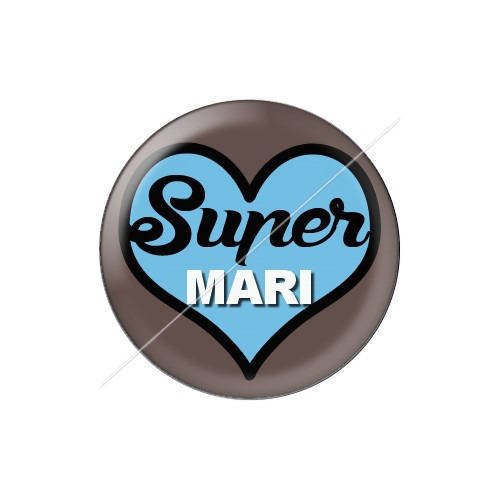 Cabochon résine a coller 25 mm mari 3 