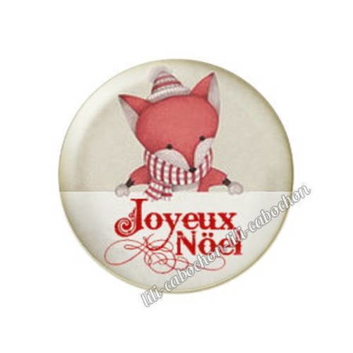 Cabochon résine a coller 25 mm noël bba49